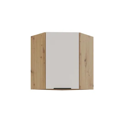 Küchen Eckhängeschrank 60x60 cm Küche SOLANO Kaschmir beige Küchenzeile