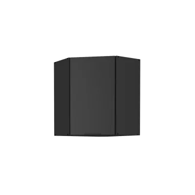 Küchen Eckhängeschrank 60x60 cm SIENA Schwarz Küche Küchenzeile Küchenblock