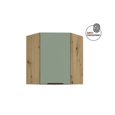 Küchen Eckschrank 60 cm Küche ARIA Aquamarin matt Anti Fingerprint Küchenzeile