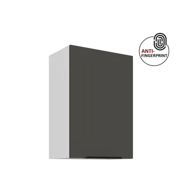 Küchen Hängeschrank 50 cm Küche ARIA Graphite matt Küchenzeile Anti Fingerprint