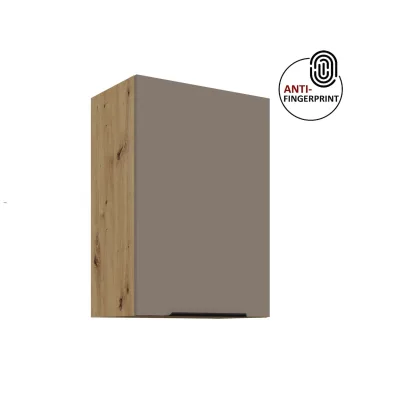 Küchen Hängeschrank 50 Küche ARIA Sandgrau matt Küchenzeile Anti Fingerprint