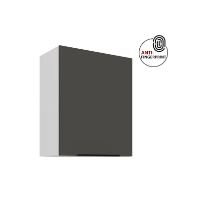 Küchen Hängeschrank 60 cm Küche ARIA Graphite matt Küchenzeile Anti Fingerprint