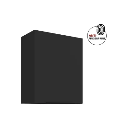 Küchen Hängeschrank 60 Küche ARIA Schwarz matt Küchenzeile Anti Fingerprint