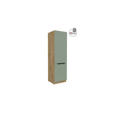 Küchen Hochschrank 60 cm Küche ARIA Aquamarin matt Anti Fingerprint Küchenzeile