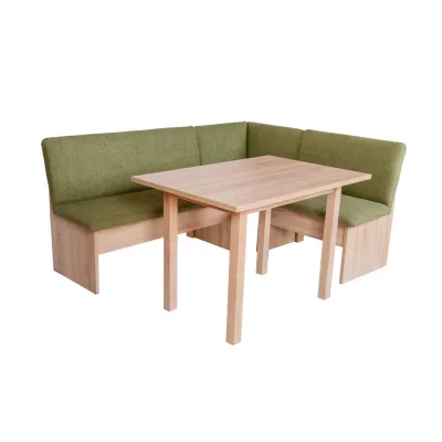 Kundler Home Eckbankgruppe Grün 145x86x185 cm