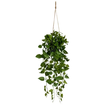 Künstlicher Philodendron-Hänger, Höhe ca. 75 cm