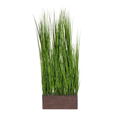 Künstlicher Raumteiler mit Kunstgras, Höhe ca. 85 cm