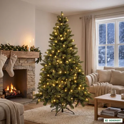 Künstlicher Weihnachtsbaum 'Easy Light' mit LED-Beleuchtung, Höhe ca. 240 cm