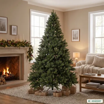 Künstlicher Weihnachtsbaum, Höhe ca. 210 cm
