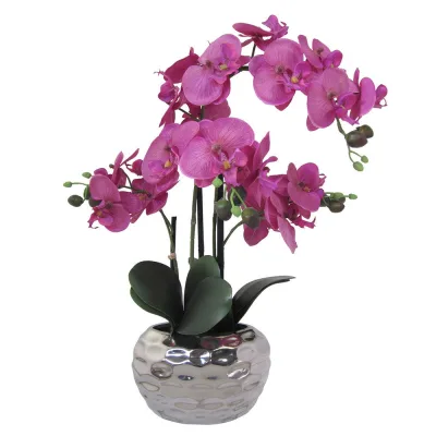 Kunstpflanze Orchidee, lila, Höhe ca. 55 cm