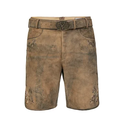 Kurze Wildbock Lederhose Paul