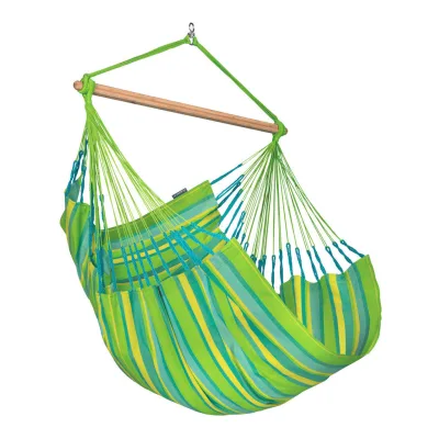 La Siesta Hängesessel Comfort Outdoor Gelb, Grün, Hellgrün 110x160x180 cm