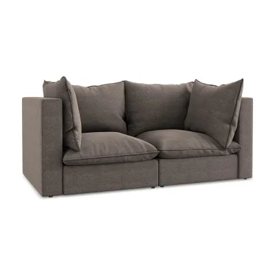 LaMiaSofa 2-Sitzer-Sofa Braun 180x77x90 cm