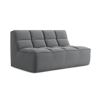 LaMiaSofa 2-Sitzer-Sofa Dunkelgrau 160x75x93 cm