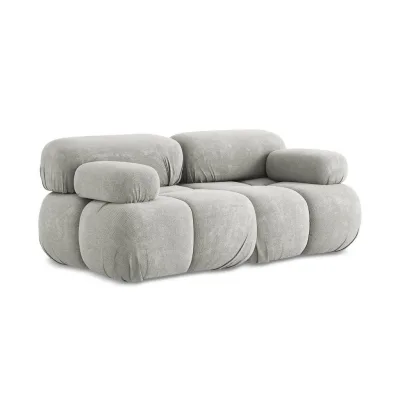 LaMiaSofa 2-Sitzer-Sofa Hellgrau 190x70x96 cm