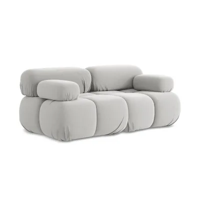 LaMiaSofa 2-Sitzer-Sofa Silber 190x70x96 cm