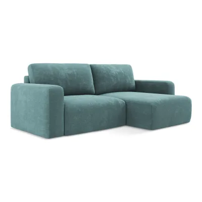 LaMiaSofa Ecksofa Blaugrau 244x149 cm