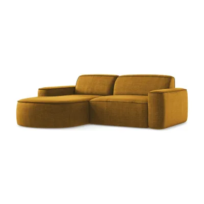 LaMiaSofa Ecksofa Currygelb 224x166 cm