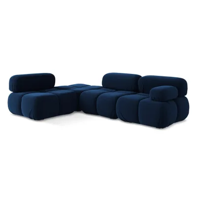 LaMiaSofa Ecksofa Dunkelblau 285x190 cm