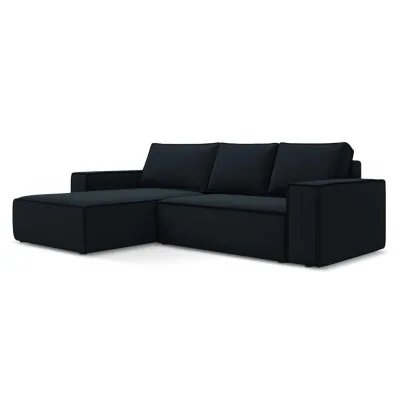 LaMiaSofa Ecksofa Dunkelblau 290x185 cm