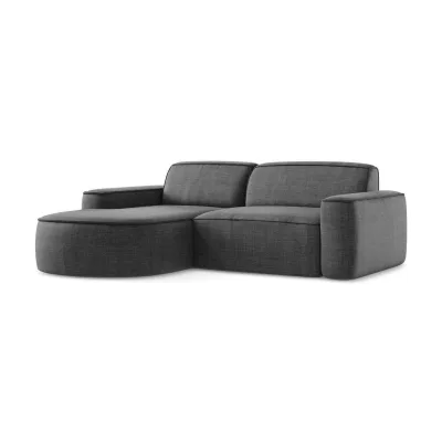 LaMiaSofa Ecksofa Dunkelgrau 224x166 cm