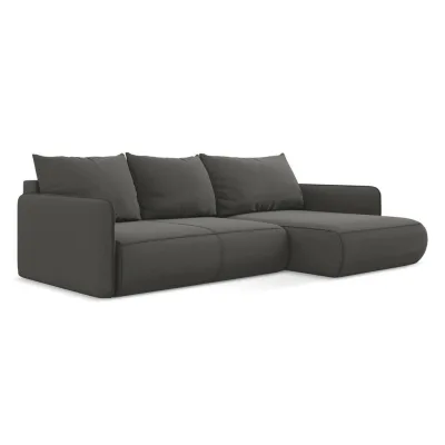 LaMiaSofa Ecksofa Dunkelgrau 240x148 cm