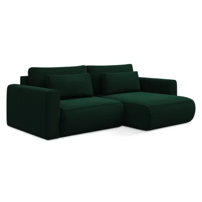 LaMiaSofa Ecksofa Dunkelgrün 240x149 cm