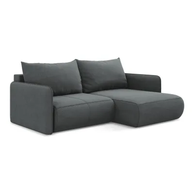 LaMiaSofa Ecksofa Grau 207x148 cm