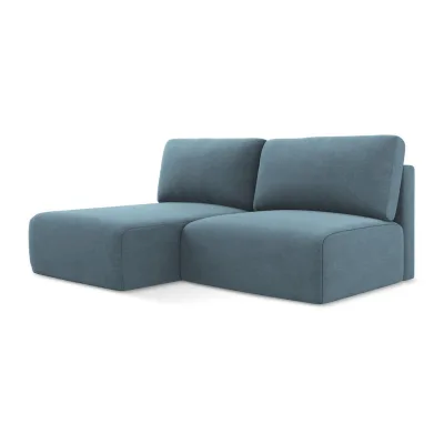 LaMiaSofa Ecksofa Hellblau 210x149 cm