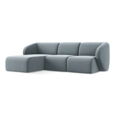 LaMiaSofa Ecksofa Hellblau 248x166 cm
