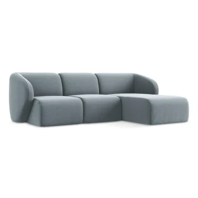 LaMiaSofa Ecksofa Hellblau 248x166 cm