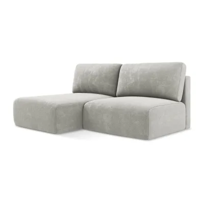 LaMiaSofa Ecksofa Hellgrau 210x149 cm