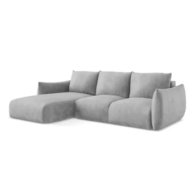 LaMiaSofa Ecksofa Hellgrau 242x162 cm