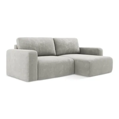 LaMiaSofa Ecksofa Hellgrau 244x149 cm