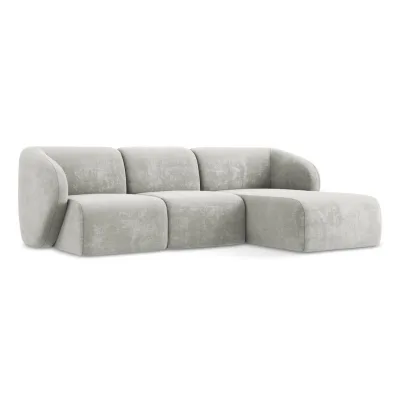LaMiaSofa Ecksofa Hellgrau 248x166 cm