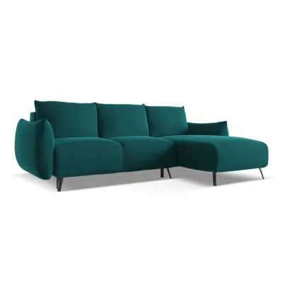 LaMiaSofa Ecksofa Petrol 242x162 cm