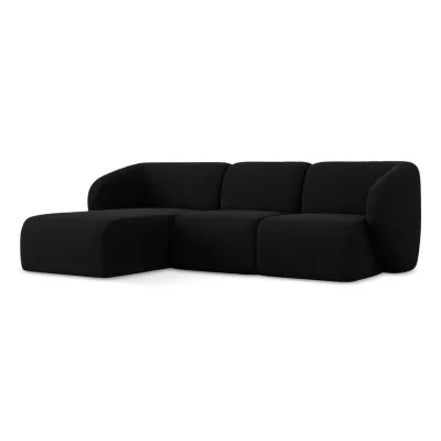 LaMiaSofa Ecksofa Schwarz 248x166 cm