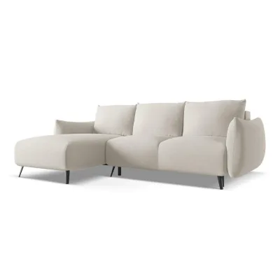 LaMiaSofa Ecksofa Silber 242x162 cm