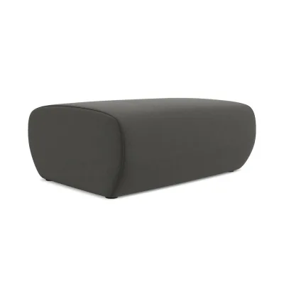 LaMiaSofa Pouf Dunkelgrau 102x40x62 cm