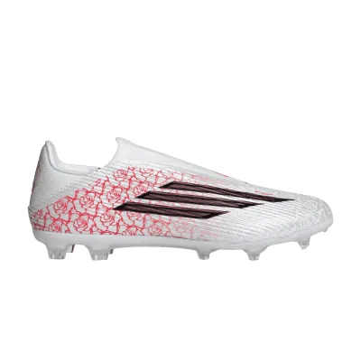 Lamine Yamal x adidas F50 League Laceless FG MG White Black Lucid Red
