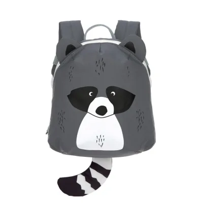 Lässig Kinderrucksack Tiny Grau, Schwarz, Weiß 9.5x24x20 cm