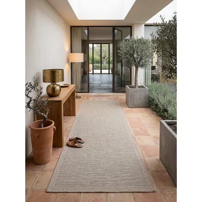 Läufer Flachgewebe Beige 80x150 cm - ESERA   Kadima Design