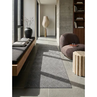 Läufer Kurzflor Anthrazit 80x150 cm - DALAR   Kadima Design