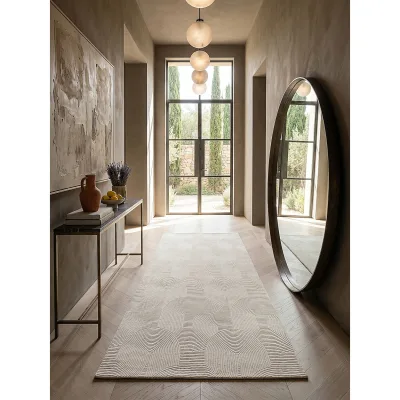 Läufer Kurzflor Creme 80x150 cm - DALAR   Kadima Design