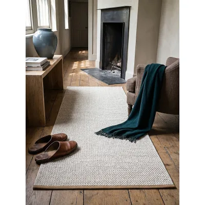 Läufer Kurzflor Creme 80x250 cm - STURA   Kadima Design