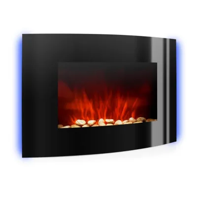 Lausanne Elektrischer Kamin Leistung: 1000 - 2000W LED Fernbedienung Schwarz