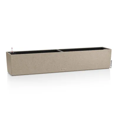 Lechuza 'Balconera Stone 100', sandbeige, ca. 99 x 19 x H 19 cm