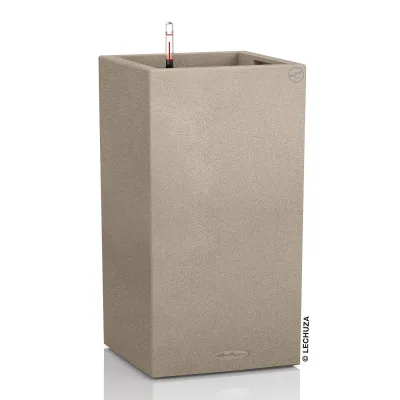Lechuza 'Canto Stone 40 high', sandbeige, ca. 40 x 40 x H 76 cm