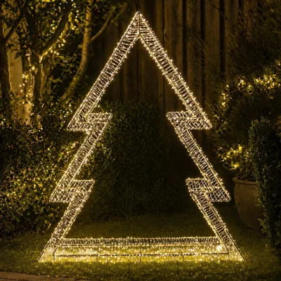 LED Baum, 3600 LEDs, warmweiß, Höhe ca. 140 cm