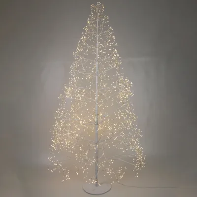 LED Baum, weiß, warmweiß, Höhe ca. 210 cm
